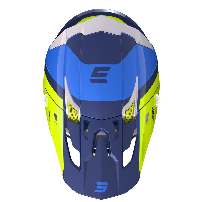 Motocross kaciga Shot Core Fast Blue-White-Fluo Yellow rasprodaja