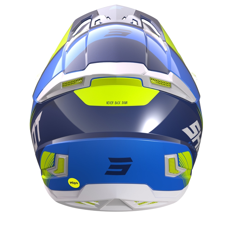 Motocross kaciga Shot Core Fast Blue-White-Fluo Yellow rasprodaja