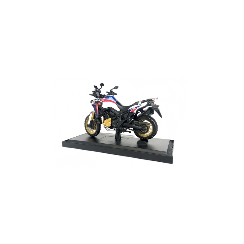 Model motocikla Maisto Honda African Twin bijelo-plavo-crveno
