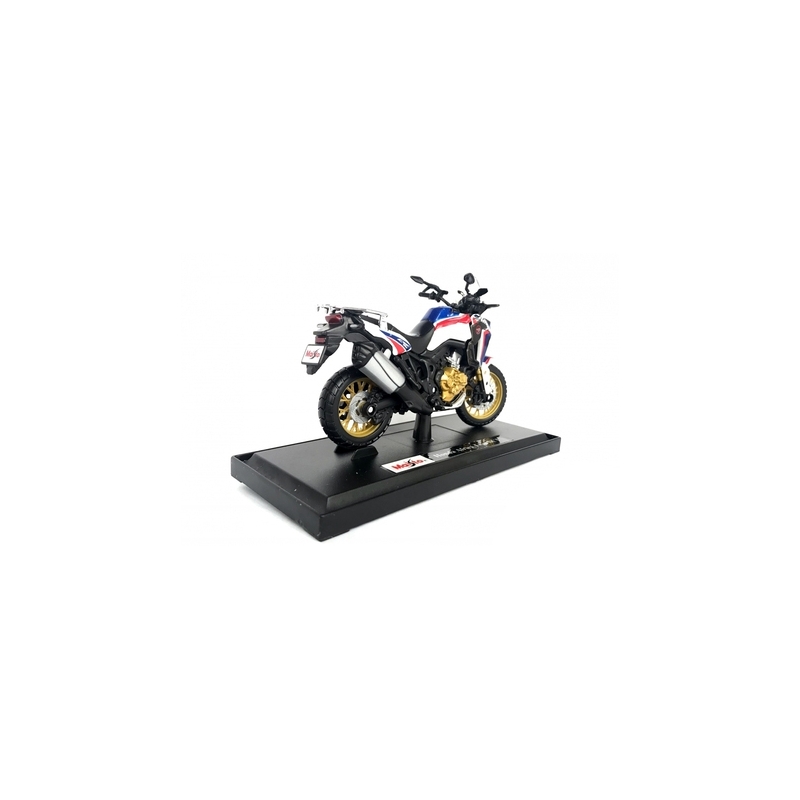 Model motocikla Maisto Honda African Twin bijelo-plavo-crveno