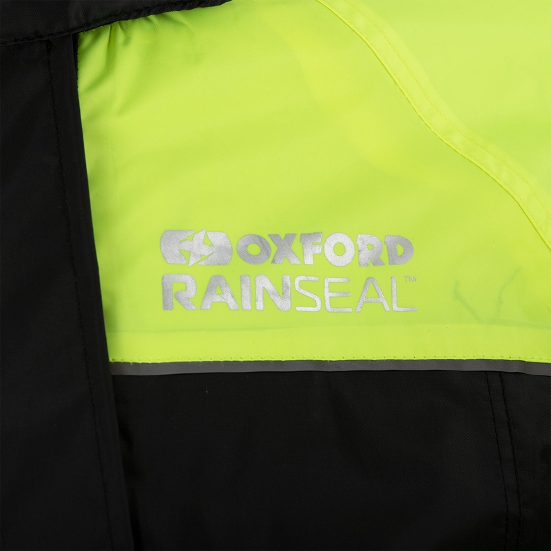 Oxford Rain Seal 22 crno-fluo žuta kišna jakna