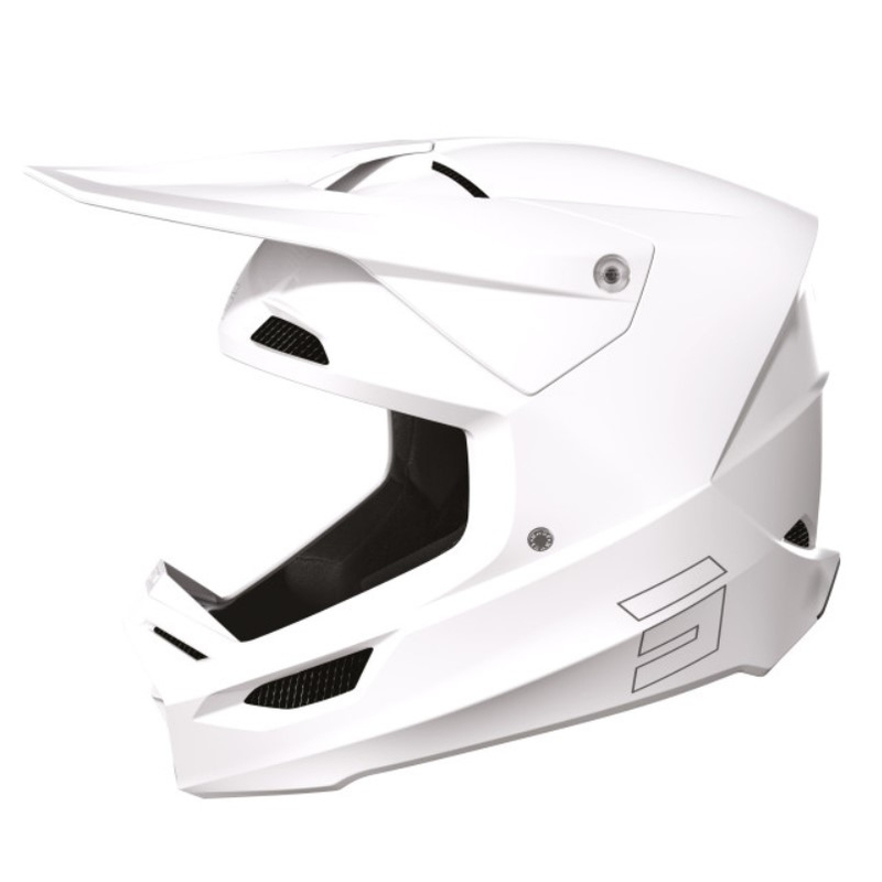 Motocross kaciga Shot Race Solid white rasprodaja