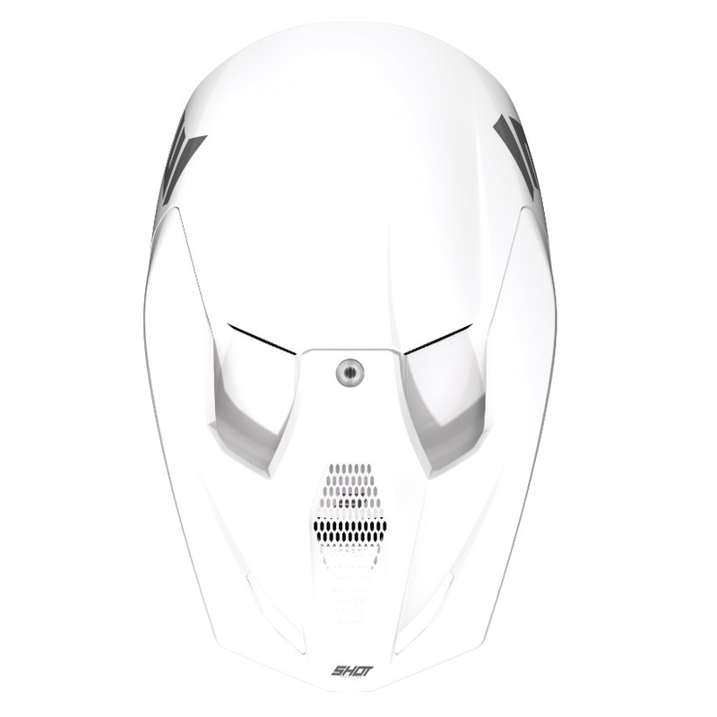 Motocross kaciga Shot Furious Solid white