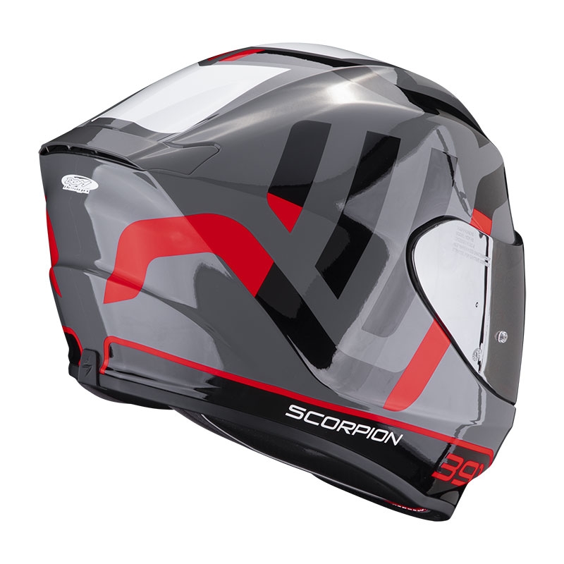Integralna motociklistička kaciga Scorpion EXO-391 Arok sivo-crveno-crna rasprodaja
