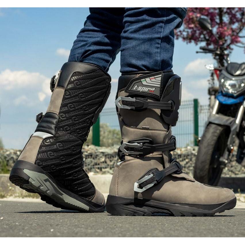 Eleveit T Spirit Evo WP motociklističke čizme smeđe