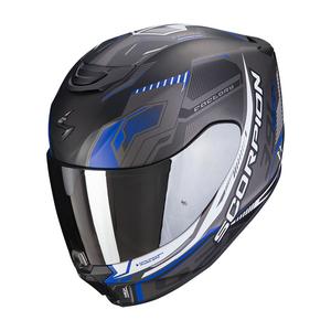 Integralna motociklistička kaciga Scorpion EXO-391 Haut crna-srebrna-plava
