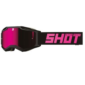 Motocross naočale Shot Iris 2.0 Solid black-pink