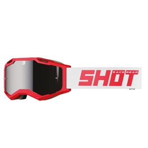 Motocross naočale Shot Iris 2.0 Solid sivo-crvene