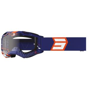 Naočale za motocross Shot Assault 2.0 Drop narančasto-bijelo-plave