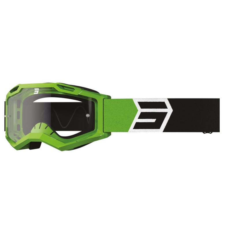 Motocross naočale Shot Assault 2.0 Solar crno-zelene