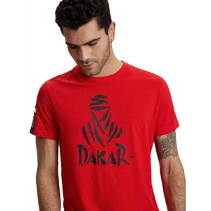 Majica kratkih rukava DAKAR LOGO 1 crvena