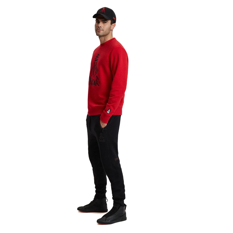 Muški sweatshirt DAKAR DKR CREW 04 crvena rasprodaja