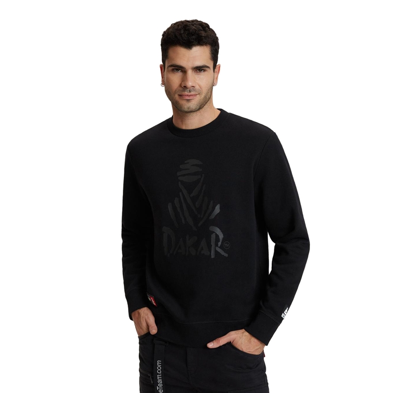 Muški sweatshirt DAKAR DKR CREW 04 crni