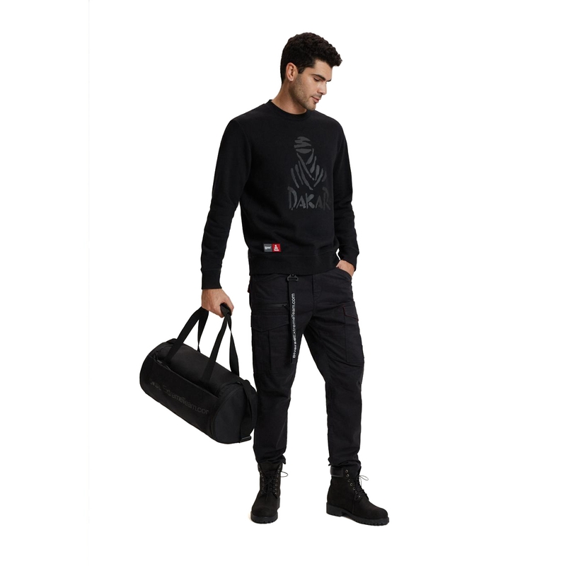 Muški sweatshirt DAKAR DKR CREW 04 crni