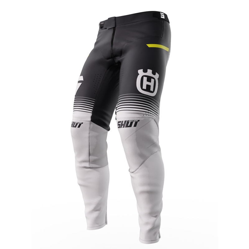Shot Aerolite Husqvarna LE 2023 motokros hlače bijelo-crne