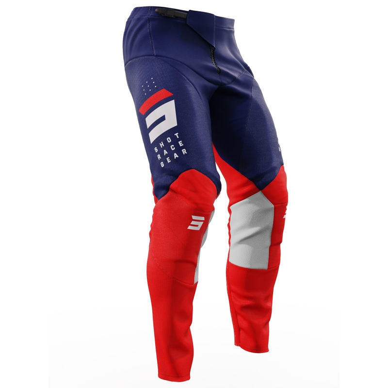 Motocross hlače Shot Contact Camo 2.0 crveno-plave rasprodaja