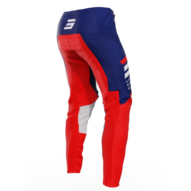 Motocross hlače Shot Contact Camo 2.0 crveno-plave rasprodaja