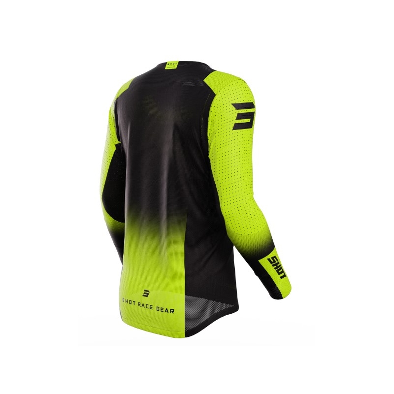 Motocross dres Shot Aerolite Ultima crno-fluo žuti