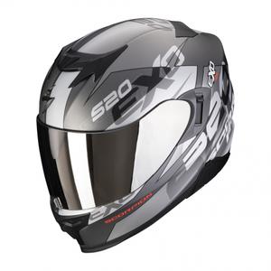 Integralna motociklistička kaciga Scorpion EXO-520 EVO Air Cover srebrno-crvena mat