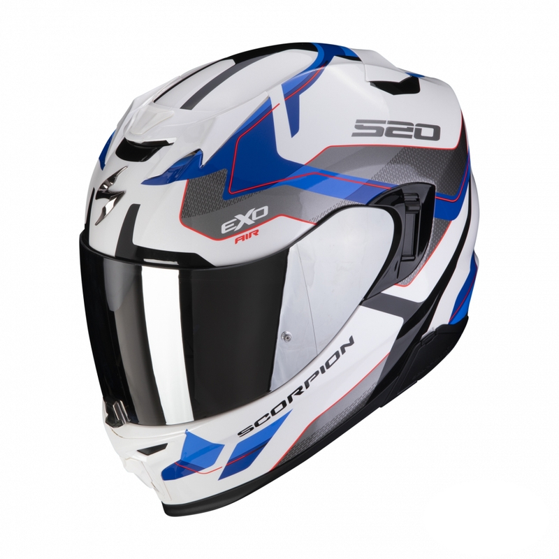 Integralna motociklistička kaciga Scorpion EXO-520 EVO Air Elan plavo-sivo-bijela