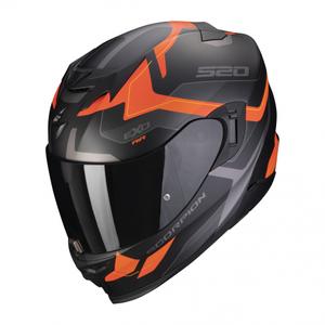 Integralna motociklistička kaciga Scorpion EXO-520 EVO Air Elan crno-narančasta mat