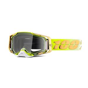 Naočale za motocross 100% ARMEGA Feelgood Gold (prozirni pleksiglas)