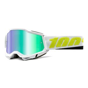 Motociklističke naočale 100% ACCURI 2 Payeto crno-žuto-bijele (zeleni pleksiglas)