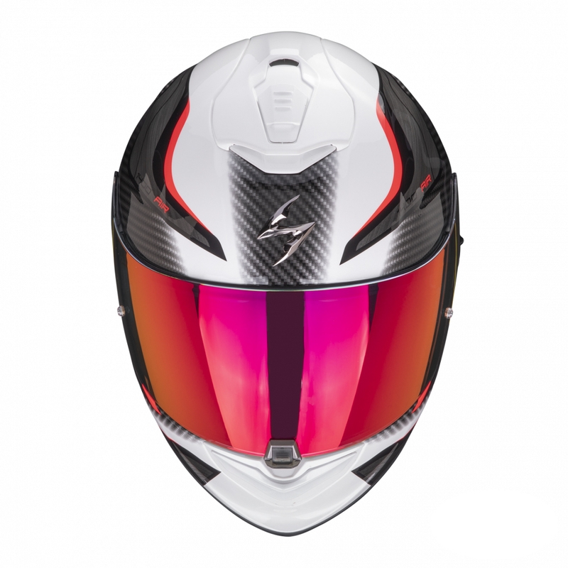 Integralna motociklistička kaciga Scorpion EXO-1400 EVO Air Attune bijelo-crvena