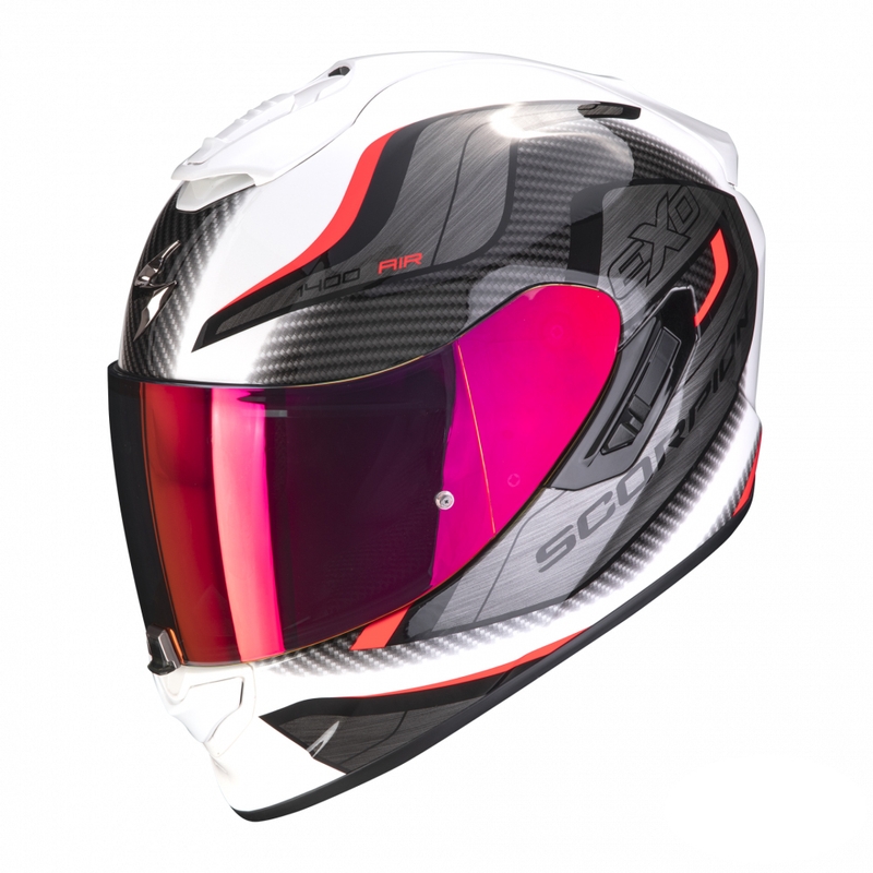 Integralna motociklistička kaciga Scorpion EXO-1400 EVO Air Attune bijelo-crvena