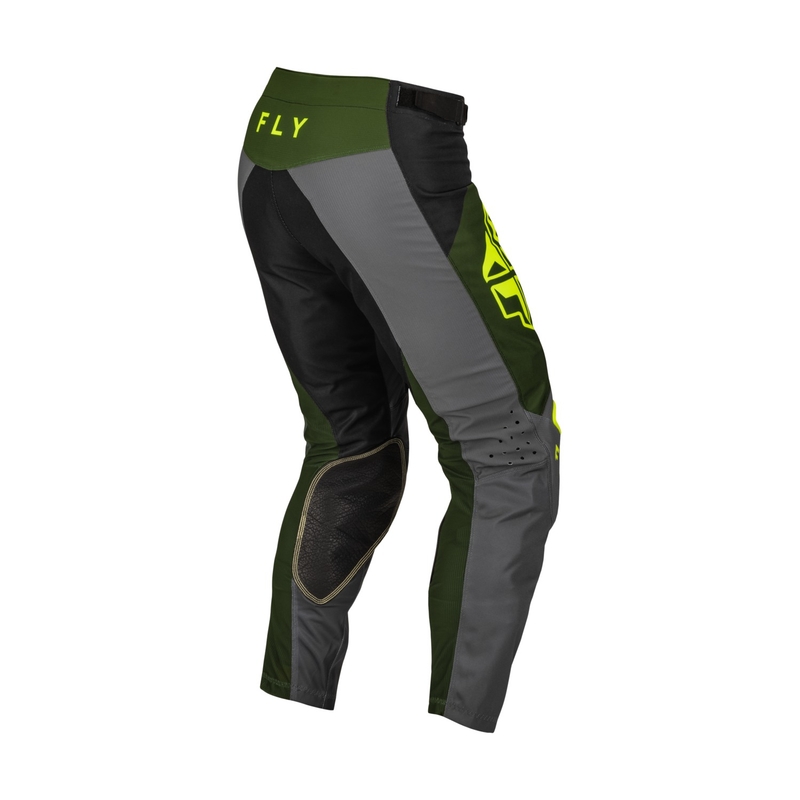 FLY Racing Kinetic Jet crno-zelene Hi-Vis Motocross hlače rasprodaja