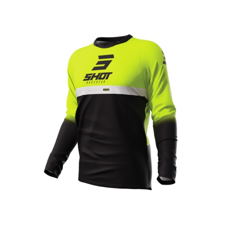 Motocross dres Shot Devo Reflex crno-fluo žuti