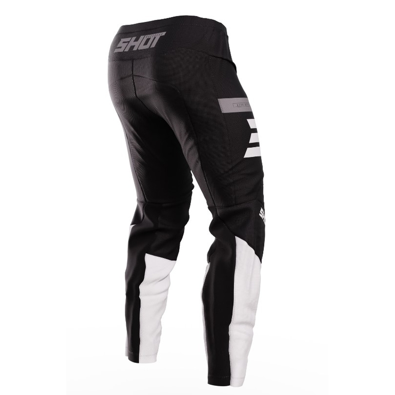 Motocross hlače Shot Devo Reflex crno-bijele rasprodaja