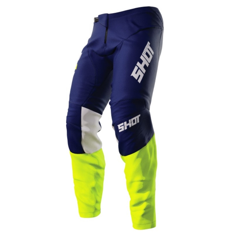 Shot Devo Reflex Motocross hlače plavo-bijele-fluo žute rasprodaja