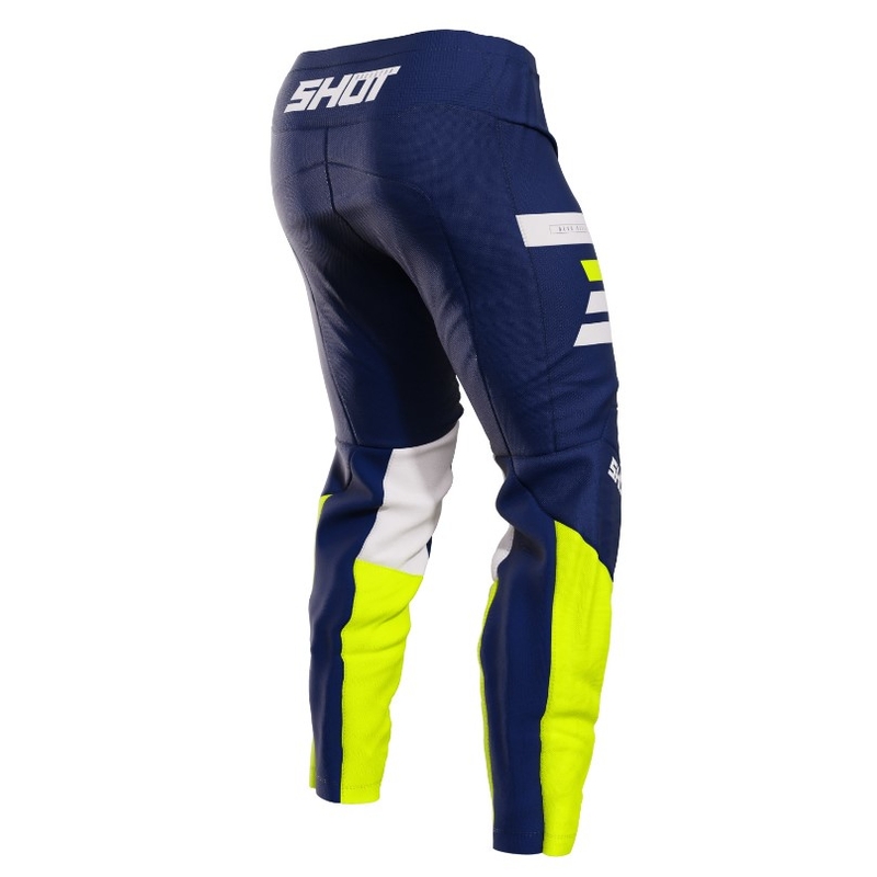 Shot Devo Reflex Motocross hlače plavo-bijele-fluo žute rasprodaja