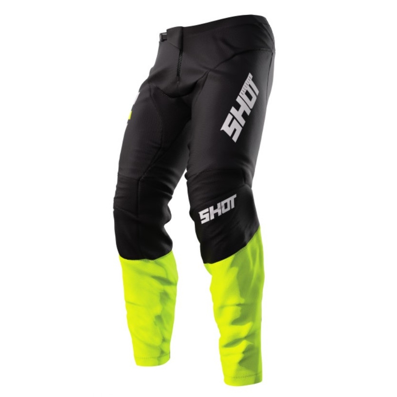 Shot Devo Reflex Motocross hlače Black-Fluo Yellow rasprodaja