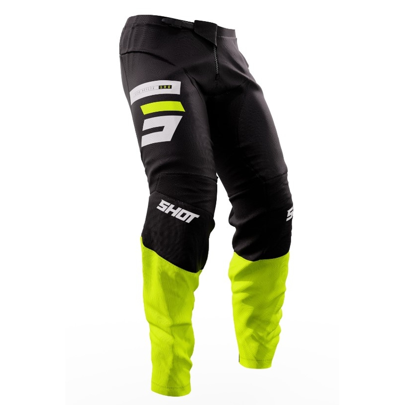 Shot Devo Reflex Motocross hlače Black-Fluo Yellow rasprodaja