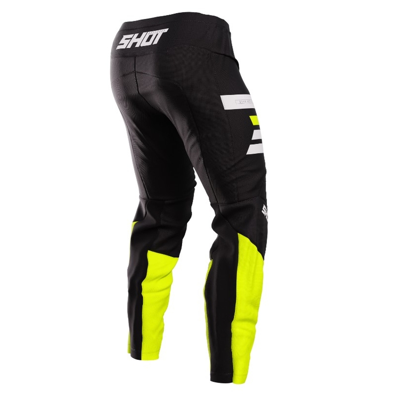 Shot Devo Reflex Motocross hlače Black-Fluo Yellow rasprodaja