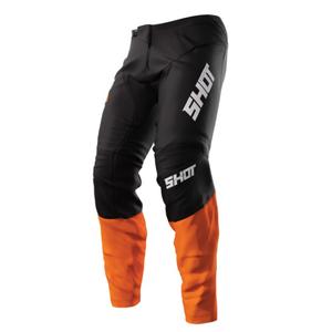 Motocross hlače Shot Devo Reflex crno-narančaste