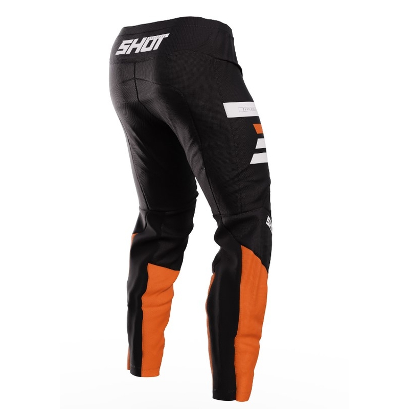 Motocross hlače Shot Devo Reflex crno-narančaste rasprodaja