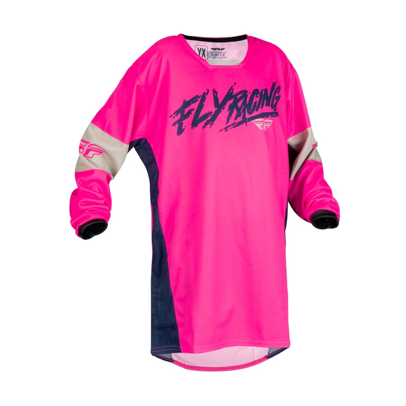 FLY Racing Kinetic Khaos Motocross dres za djecu plavo-ružičasta rasprodaja