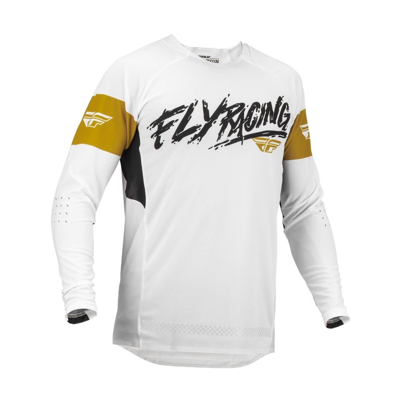 FLY Racing Evolution DST motocross dres crno-bijelo-zlatni. rasprodaja