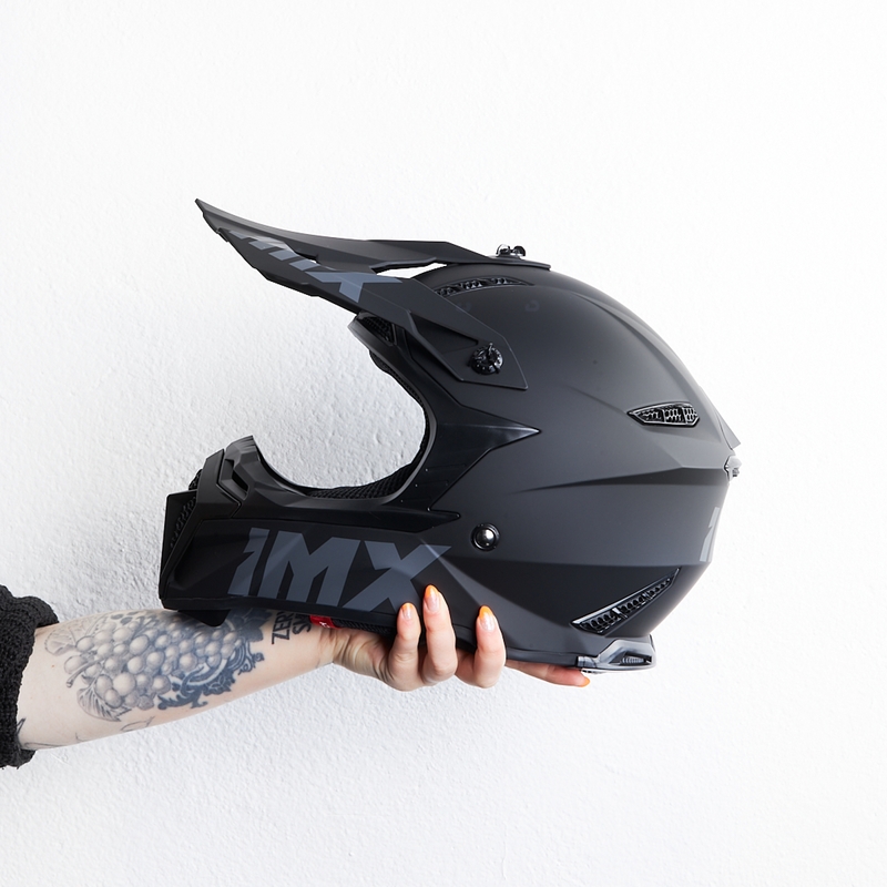 Motocross kaciga iMX FMX-02 crna mat