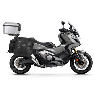Complete set of SHAD TERRA TR40 adventure saddlebags and SHAD TERRA aluminium 55L topcase, including mounting kit SHAD SUZUKI DL 1000 V-Strom/ DL 1050 V-Strom