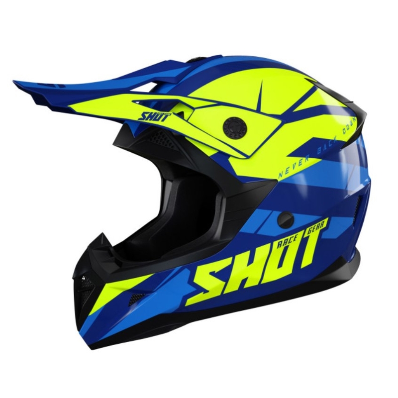 Shot Pulse Kid Revenge plavo-fluo žute kacige za motocross rasprodaja