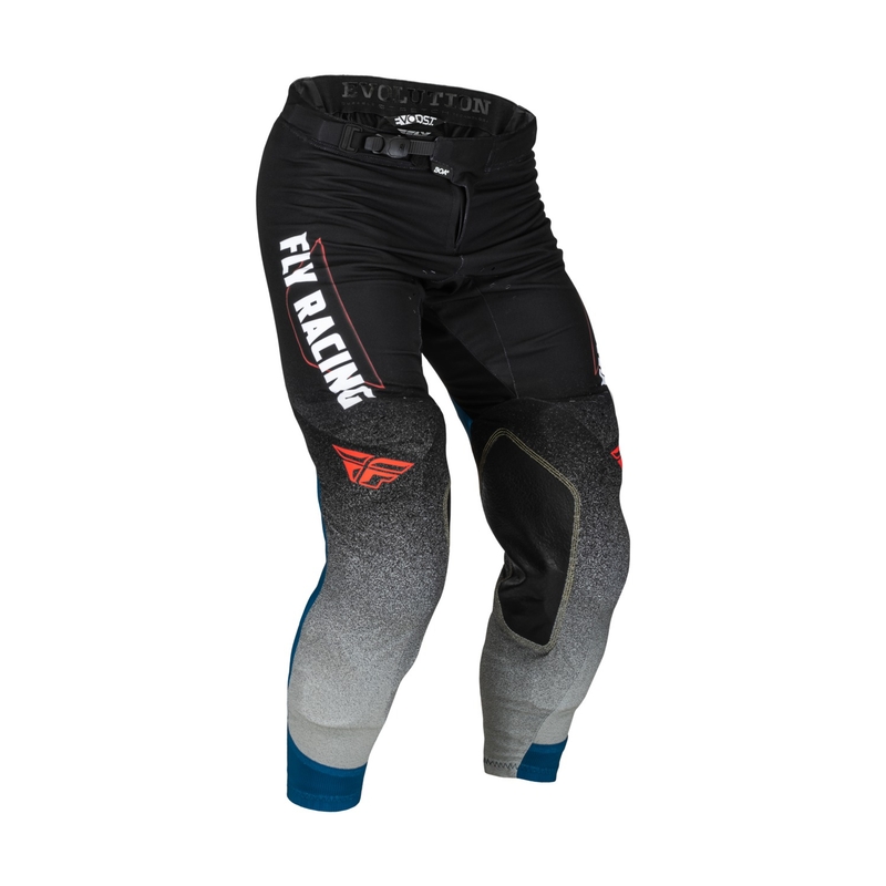 FLY Racing Evolution DST motocross hlače. crno-sivo-plava rasprodaja