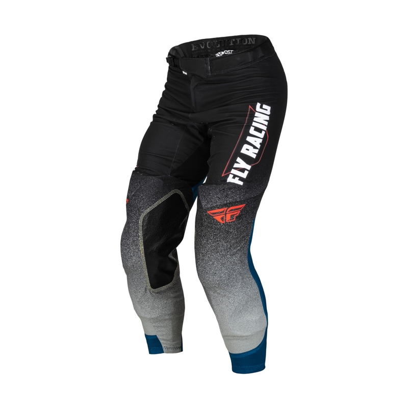 FLY Racing Evolution DST motocross hlače. crno-sivo-plava rasprodaja