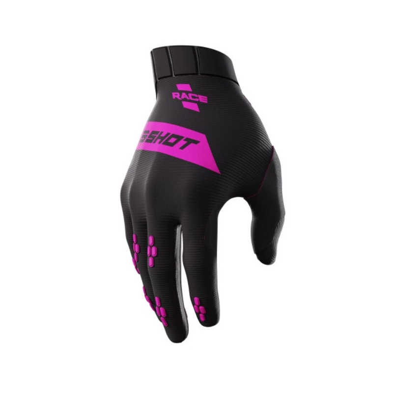 Shot Race Motocross rukavice crne/roze rasprodaja