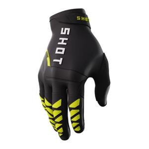 Motocross rukavice Shot Core crno-fluo žute