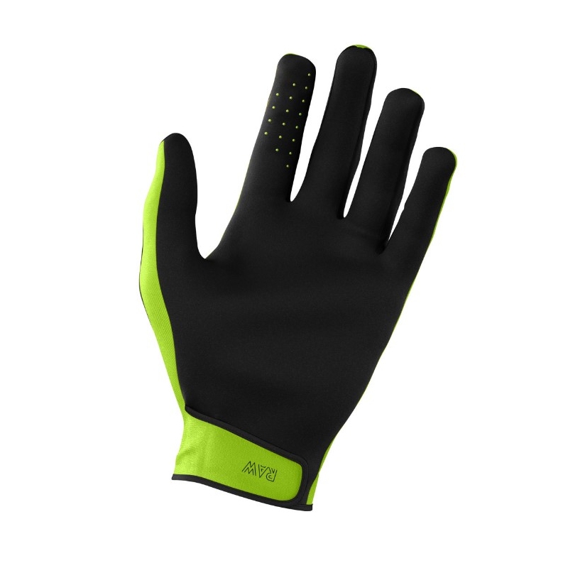 Rukavica za motocross Shot Raw Black-Fluo Green rasprodaja