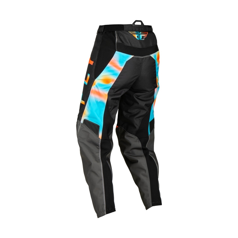 FLY Racing F-16 2023 Ženske motocross hlače sivo-ružičasto-plave